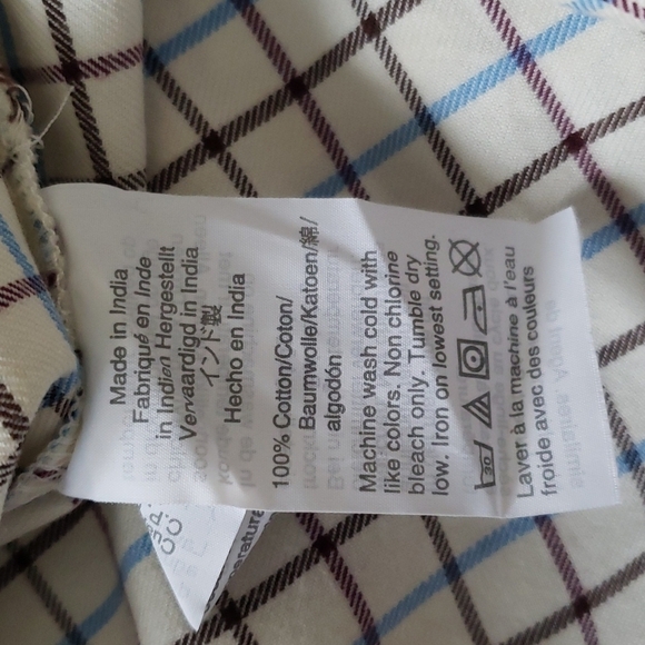 Madewell Ex-Boyfriend Oversize Plaid Button Down Top Women's Sz M NWT - Picture 6 of 6